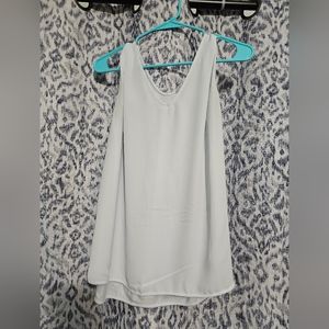 Pale blue lightweight tank